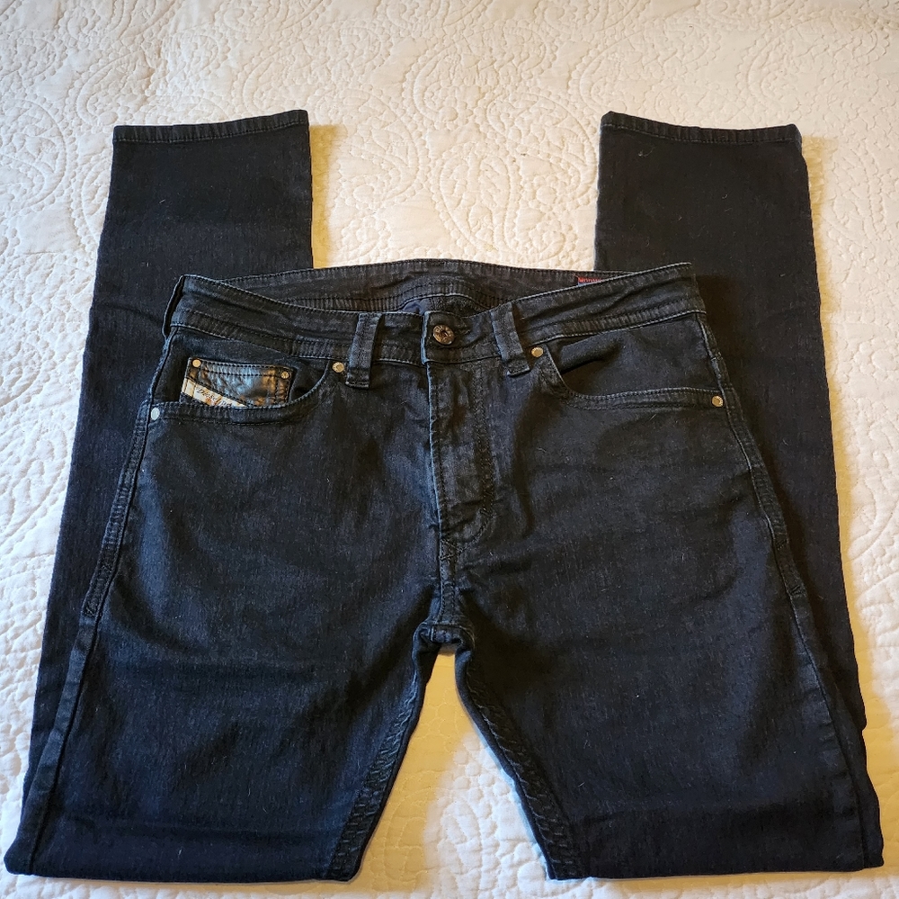 Diesel Thaver + Sweat Pant Men's Black 28 Jean